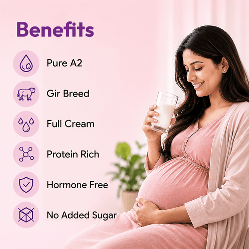 Gir Cow's A2 Milk Powder for Child's Weight Gain & IQ Enhancement, 200g