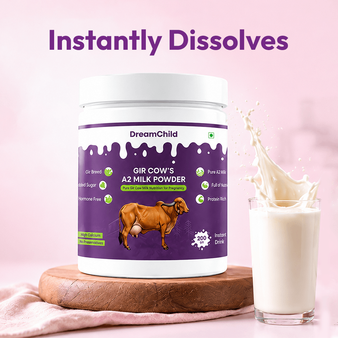Gir Cow's A2 Milk Powder for Child's Weight Gain & IQ Enhancement, 200g
