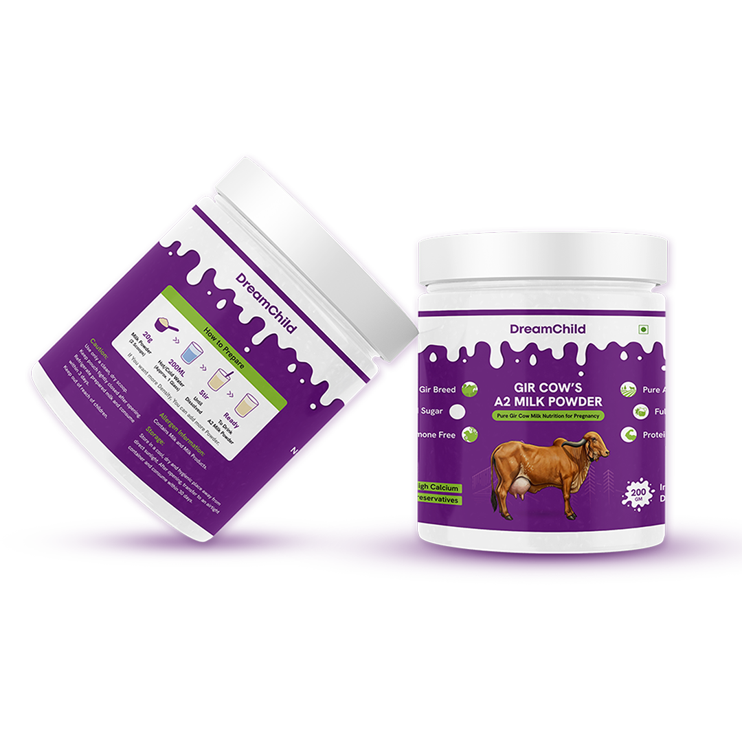 Gir Cow's A2 Milk Powder for Child's Weight Gain & IQ Enhancement, 200g