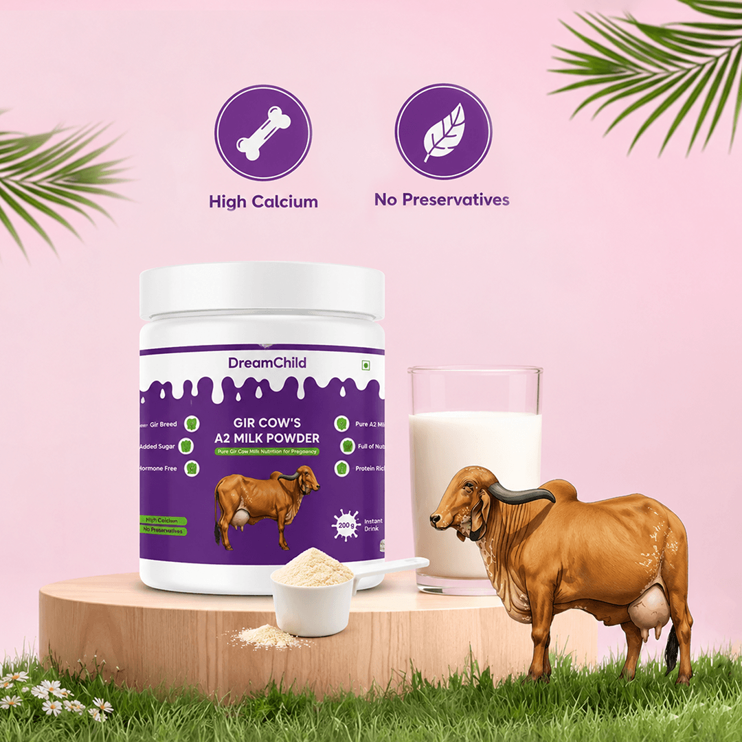 Gir Cow's A2 Milk Powder for Child's Weight Gain & IQ Enhancement, 200g
