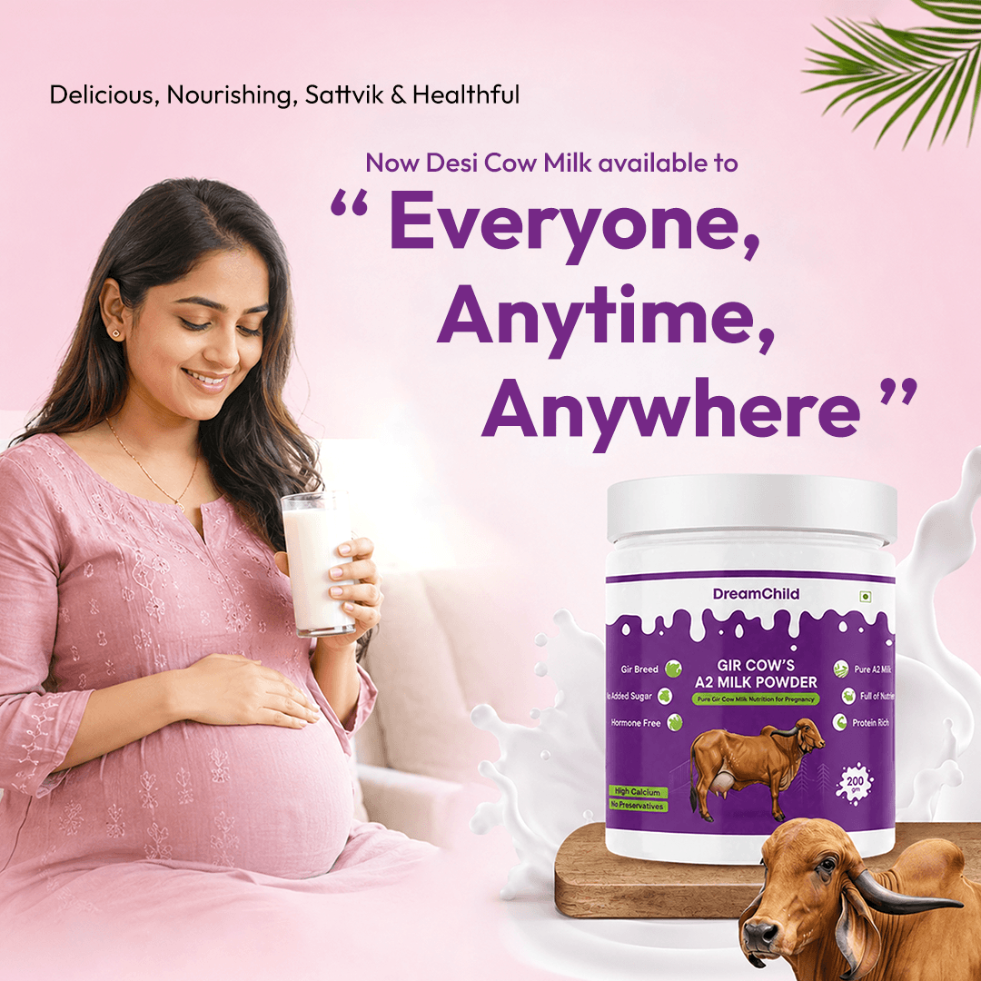 Gir Cow's A2 Milk Powder for Child's Weight Gain & IQ Enhancement, 200g