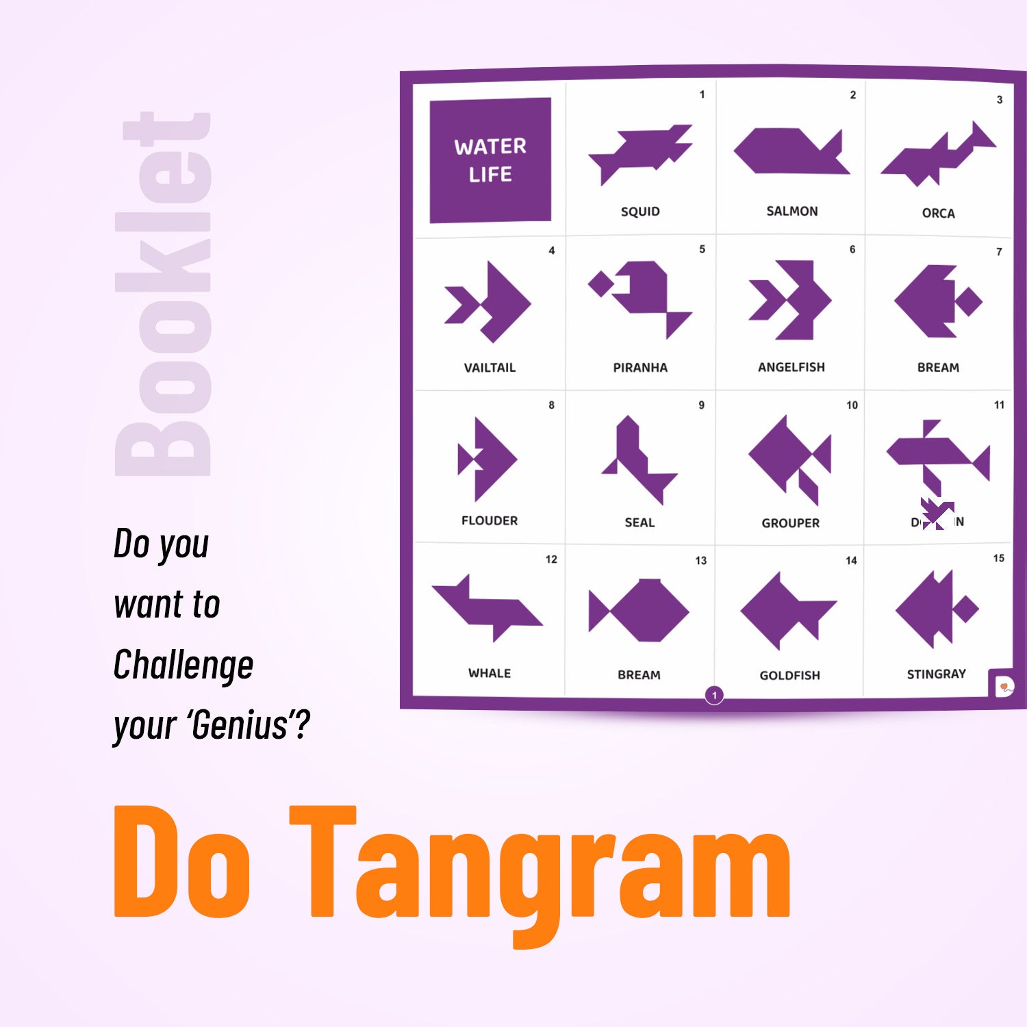 DreamChild Tangram Puzzle (7-Piece Educational Toy)