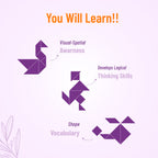 DreamChild Tangram Puzzle (7-Piece Educational Toy)
