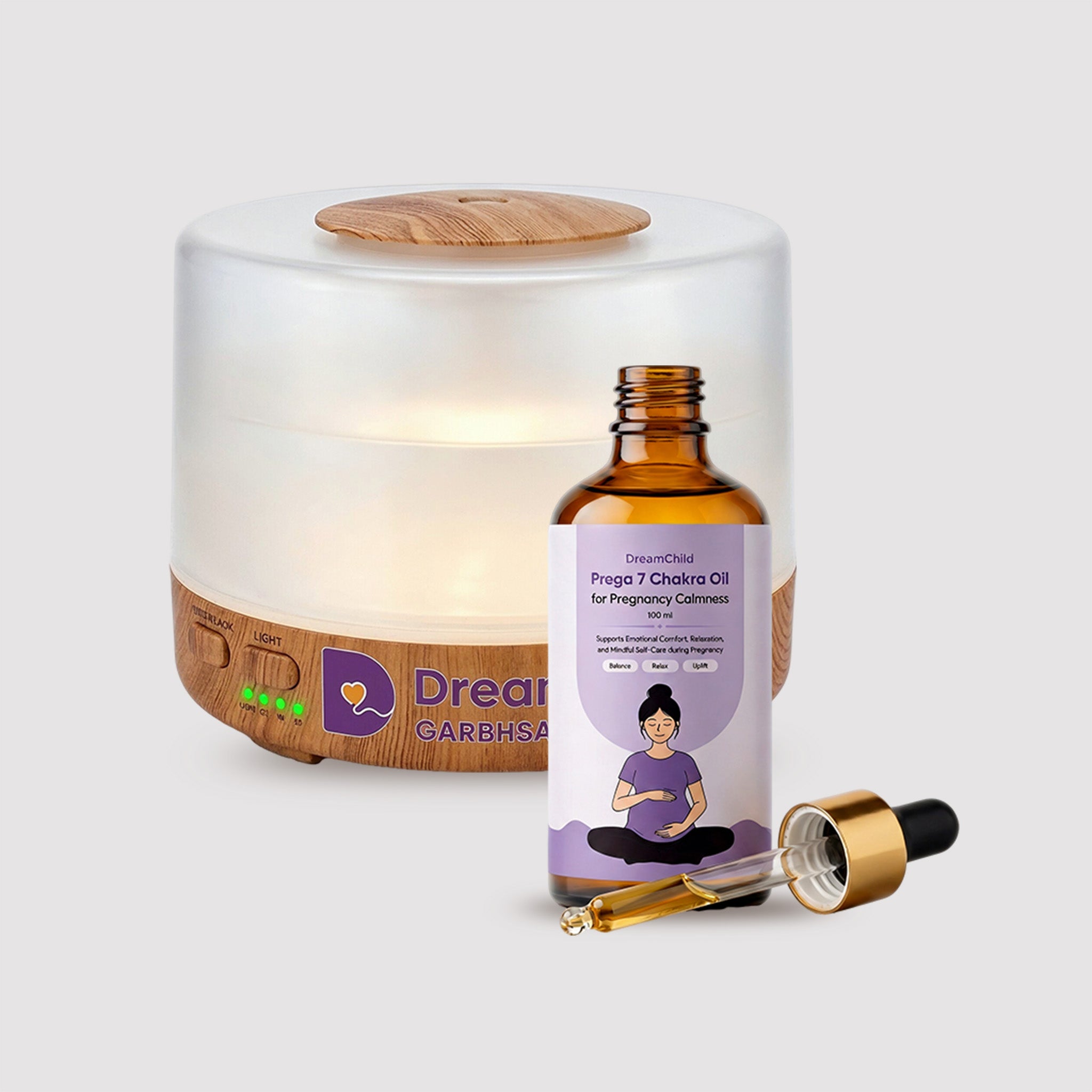 Aroma Oil for Stress-Free Pregnancy & Deep Sleep with Diffuser
