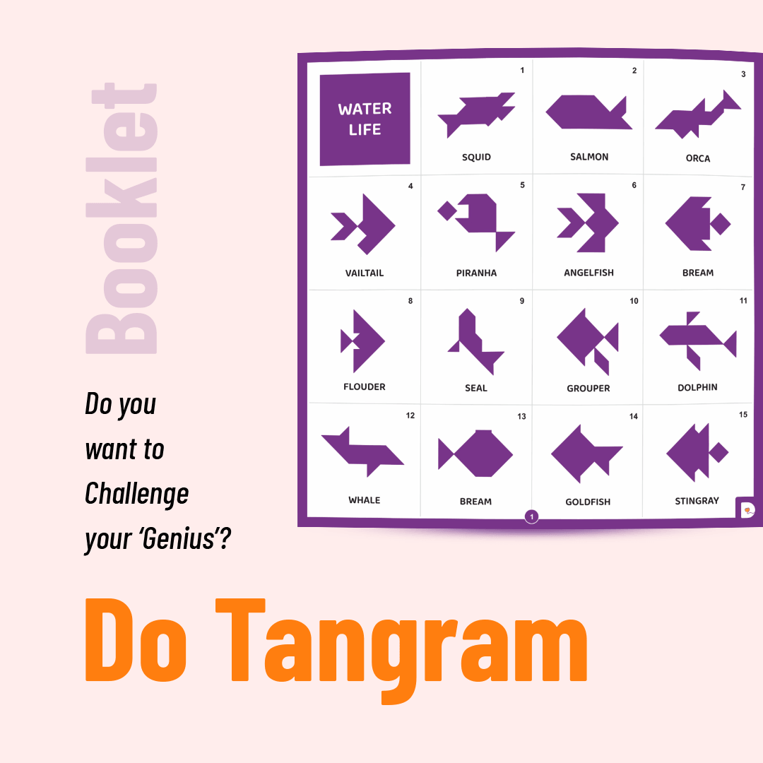 DreamChild Tangram Puzzle (7-Piece Educational Toy)