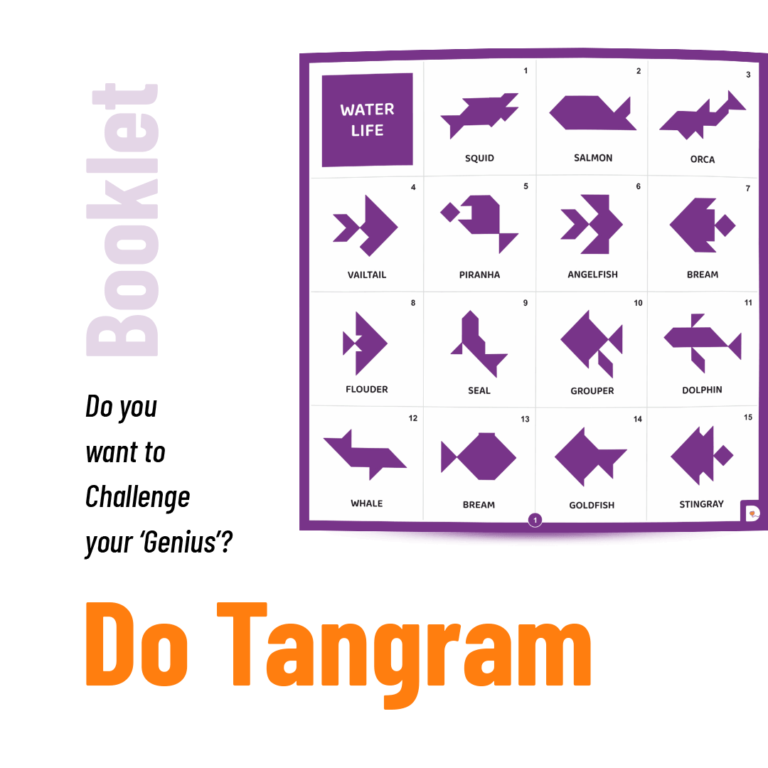 DreamChild Tangram Puzzle (7-Piece Educational Toy)