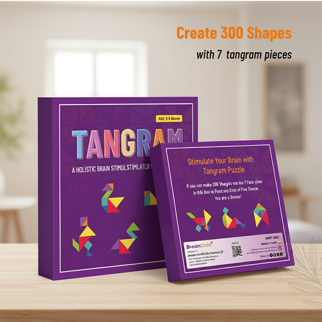 DreamChild Tangram Puzzle (7-Piece Educational Toy)